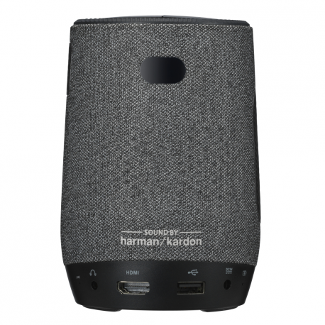 ASUS ZenBeam Latte L1 - DLP projector - LED - 300 lumens - 1280 x 720 - 16:9 - 720p - short-throw fixed lens - Wi-Fi / Bluetooth - grey, black - 26