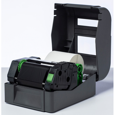 Brother Premium - Semi-glossy - top coated - 102 x 74 mm 1000 pcs. (1 roll(s) x 1000) die cut labels - for Brother TD-4420TN, TD-4650TNWB, TD-4650TNWBR, TD-4750TNWB, TD-4750TNWBR - 2