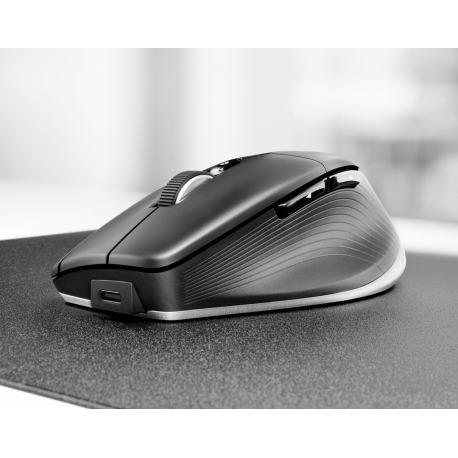 3Dconnexion CadMouse Pro Wireless - Mouse - ergonomic - 7 buttons - wireless - Bluetooth, 2.4 GHz - USB wireless receiver - 4