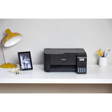 Epson EcoTank ET-2815 - Multifunction printer - colour - ink-jet - refillable - A4 (media) - up to 10 ppm (printing) - 100 sheets - USB, Wi-Fi - black - 45