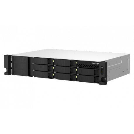 QNAP TS-864eU - NAS server - 8 bays - rack-mountable - SATA 6Gb / s - RAID 0, 1, 5, 6, 10, 50, JBOD, 60 - RAM 8 GB - Gigabit Ethernet  /  2.5 Gigabit Ethernet - iSCSI support - 2U - 4