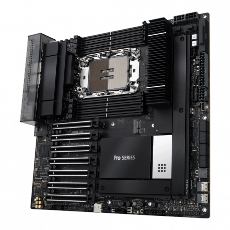 ASUS PRO WS W790E-SAGE SE - Motherboard - SSI EEB - LGA4677 Socket-E - W790 Chipset - USB 3.2 Gen 1, USB 3.2 Gen 2x2, USB-C 3.2 Gen2, USB-C 3.2 Gen 2x2 - 10 Gigabit LAN, Gigabit LAN - HD Audio (8-channel) - 25