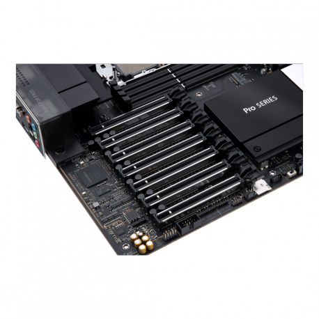 ASUS PRO WS W790E-SAGE SE - Motherboard - SSI EEB - LGA4677 Socket-E - W790 Chipset - USB 3.2 Gen 1, USB 3.2 Gen 2x2, USB-C 3.2 Gen2, USB-C 3.2 Gen 2x2 - 10 Gigabit LAN, Gigabit LAN - HD Audio (8-channel) - 32