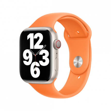 Apple - Band for smart watch - 45 mm - 140-210 mm - bright orange - 1