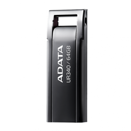 ADATA UR340 - USB flash drive - 64 GB - USB 3.2 Gen 1 - black - 9