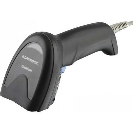 Datalogic QuickScan 2200 Series QD2220 - Kit - barcode scanner - handheld - ER - linear imager - 400 scan  /  sec - decoded - USB - 7