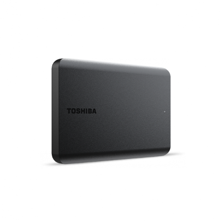 Toshiba Canvio Basics - Hard drive - 1 TB - external (portable) - 2.5" - USB 3.2 Gen 1  /  USB 2.0 - matte black - 1