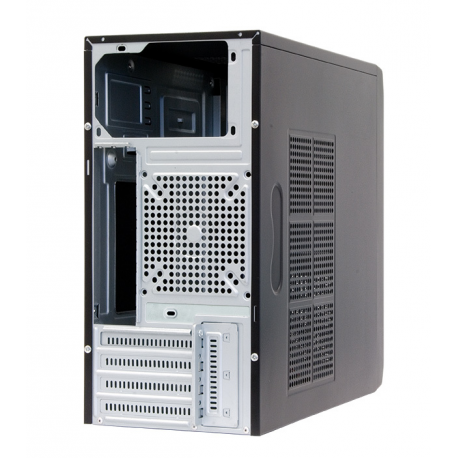 Chieftec Elox Series HT-01B - Tower - micro ATX - no power supply - black - USB/Audio - 4