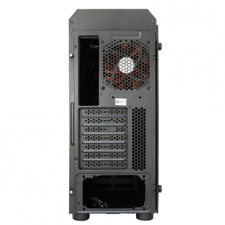 Chieftec Gamer Series SCORPION II - Tower - ATX - windowed side panel (tempered glass) - no power supply (ATX) - black - USB/Audio - 9