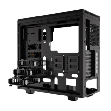 be quiet! PURE BASE 600 - Tower - ATX - no power supply (ATX / PS/2) - silver - USB/Audio - 13