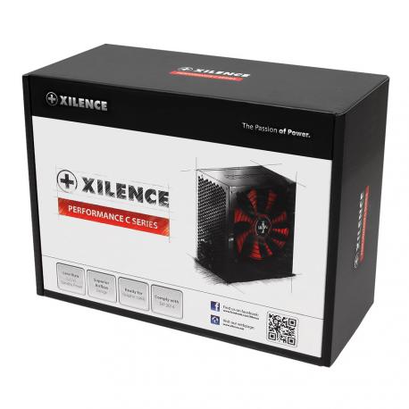 Xilence Performance C Series XP600 - Power supply (internal) - AC 200-240 V - 600 Watt - active PFC - 4