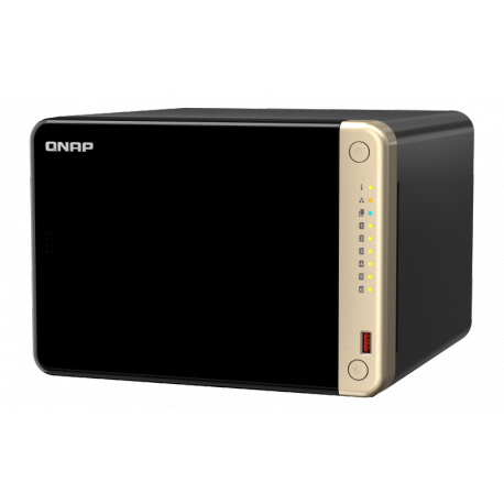 QNAP TS-664 - NAS server - 6 bays - SATA 6Gb/s - RAID 0, 1, 5, 6, 10, 50, JBOD - RAM 8 GB - 2.5 Gigabit Ethernet - iSCSI support - 5