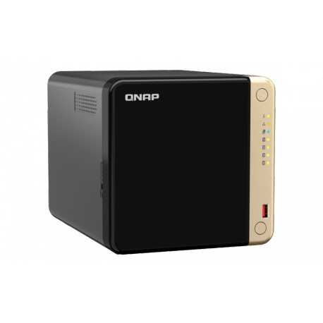 QNAP TS-464 - NAS server - 4 bays - SATA 6Gb / s - RAID 0, 1, 5, 6, 10, JBOD - RAM 8 GB - 2.5 Gigabit Ethernet - iSCSI support - 4