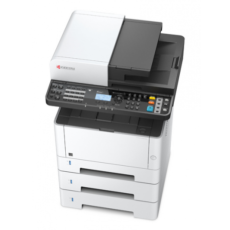Kyocera ECOSYS M2635dn - Multifunction printer - B/W - laser - A4 (210 x 297 mm), Legal (216 x 356 mm) (original) - A4/Legal (media) - up to 35 ppm (printing) - 350 sheets - 33.6 Kbps - USB 2.0, Gigabit LAN, USB host - 8