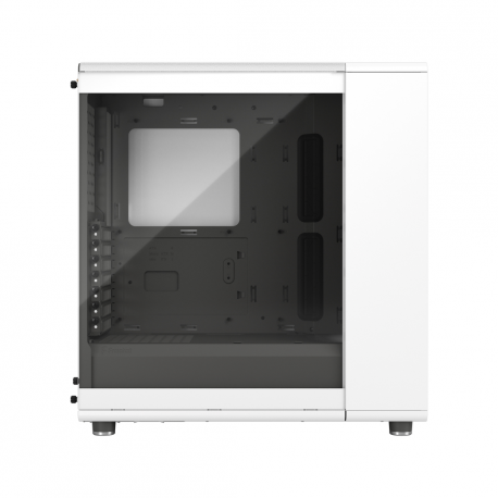 Fractal Design North - Mid tower - ATX - windowed side panel (tempered glass) - no power supply (ATX) - chalk white - USB / Audio - 48