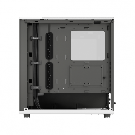 Fractal Design North - Mid tower - ATX - windowed side panel (tempered glass) - no power supply (ATX) - chalk white - USB / Audio - 49