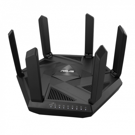 ASUS RT-AXE7800 - Wireless router - 4-port switch - GigE, 2.5 GigE, 802.11ax (Wi-Fi 6E) - WAN ports: 2 - 802.11a / b / g / n / ac / ax (Wi-Fi 6E) - Multi-Band - 16