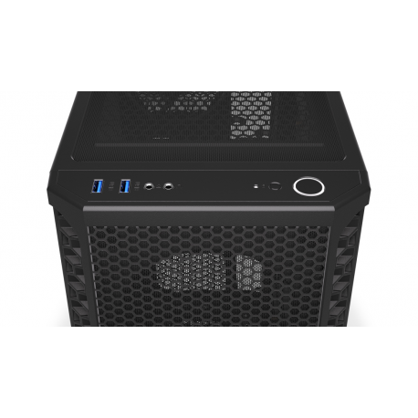 Endorfy Signum 300 Solid - Mid tower - ATX - no power supply (ATX) - black - USB / Audio - 20