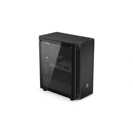 Endorfy Signum 300 Air - Mid tower - ATX - windowed side panel (tempered glass) - no power supply (ATX) - black - USB / Audio - 11