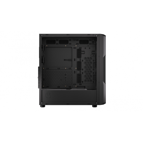 Endorfy Regnum 400 Air - PC case - ATX - windowed side panel (tempered glass) - no power supply (ATX) - black - USB / Audio - 21