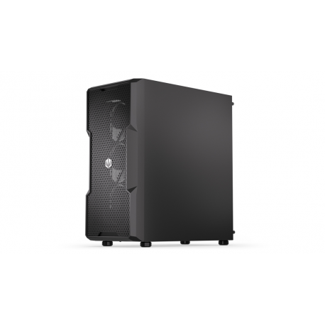 Endorfy Regnum 400 Air - PC case - ATX - windowed side panel (tempered glass) - no power supply (ATX) - black - USB / Audio - 23