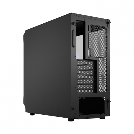 Fractal Design Focus 2 RGB - Tower - ATX - windowed side panel (tempered glass) - no power supply (ATX) - black TG clear tint - USB/Audio - 29