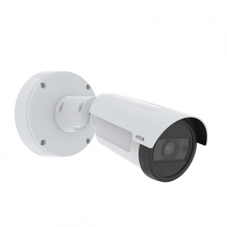 AXIS P1465-LE - Network surveillance camera - bullet - outdoor - weather resistant  /  impact resistant - colour (Day&Night) - 2 MP - 1920 x 1080 - auto iris - vari-focal - audio - GbE - MJPEG, H.265, H.264B, H.264H, H.264M - DC 10 - 28 V  /  PoE Class 3 - TAA Compliant - 4