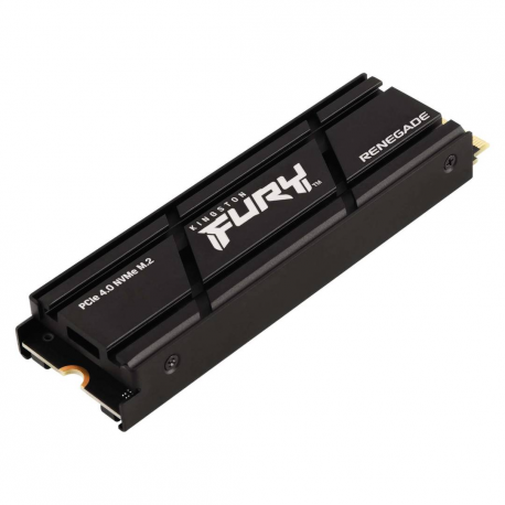 Kingston FURY Renegade - SSD - 4 TB - internal - M.2 2280 - PCIe 4.0 x4 (NVMe) - integrated heatsink - 6