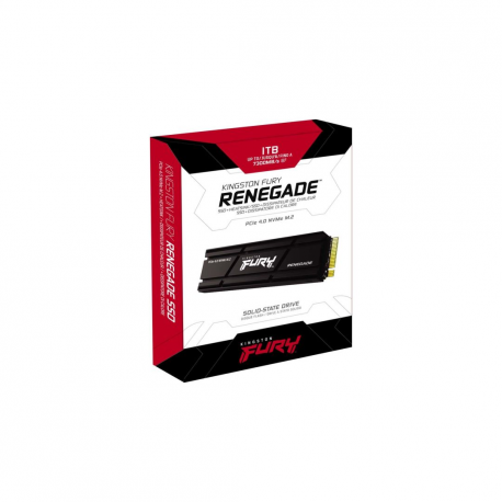 Kingston FURY Renegade - SSD - 1 TB - internal - M.2 2280 - PCIe 4.0 x4 (NVMe) - integrated heatsink - 9