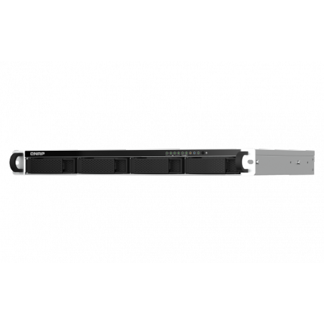 QNAP TS-464 - NAS server - 4 bays - rack-mountable - SATA 6Gb / s - RAID RAID 0, 1, 5, 6, 10, JBOD - RAM 8 GB - 2.5 Gigabit Ethernet - iSCSI support - 1U - 8