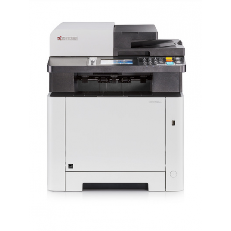 Kyocera ECOSYS M5526cdn - Multifunction printer - colour - laser - Legal (216 x 356 mm)/A4 (210 x 297 mm) (original) - A4/Legal (media) - up to 26 ppm (copying) - up to 26 ppm (printing) - 300 sheets - 33.6 Kbps - USB 2.0, Gigabit LAN, USB host - 11