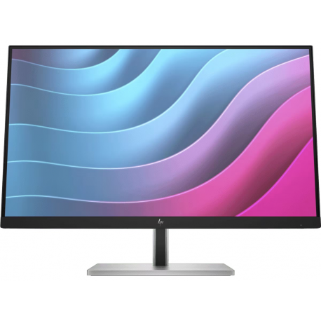 HP E24 G5 - E-Series - LED monitor - 23.8" (23.8" viewable) - 1920 x 1080 Full HD (1080p) @ 75 Hz - IPS - 250 cd / m² - 1000:1 - 5 ms - HDMI, DisplayPort, USB-C - black head, black and silver (stand) - 0