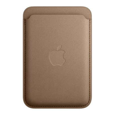 Apple - Wallet for mobile phone  /  credit card - MagSafe compatibility - microtwill, FineWoven - taupe - for iPhone 12, 13, 14, 15 - 0