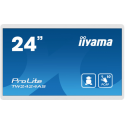 iiyama ProLite TW2424AS-W1 - LED monitor - 24" (23.8" viewable) - stationary - touchscreen - 1920 x 1080 Full HD (1080p) - IPS - 1000:1 - 14 ms - HDMI - speakers - white, matte