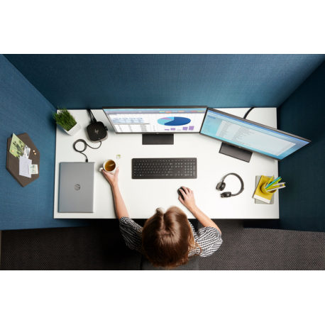 HP USB-C Dock G5 - Docking station - USB-C - GigE - 100 Watt - for OMEN by HP Laptop 16; EliteBook 830 G6; ZBook 15u G5, 15u G6, 17 G5, 17 G6, Create G7 - 15