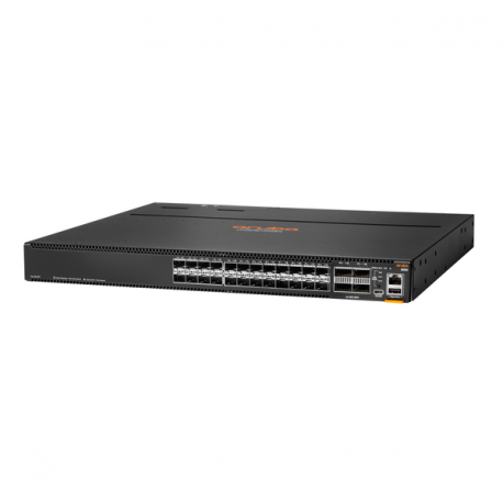 HPE Aruba Networking CX 8100 24x10G SFP+ 4x40 / 100G QSFP28 Switch - Switch - L3 - Managed - 24 x 1 Gigabit  /  10 Gigabit SFP  /  SFP+ + 4 x 40 Gigabit QSFP+  /  100 Gigabit QSFP28 - front to back airflow - rack-mountable - 1