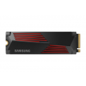 Samsung 990 PRO MZ-V9P4T0GW - SSD - encrypted - 4 TB - internal - M.2 2280 - PCIe 4.0 x4 (NVMe) - 256-bit AES - TCG Opal Encryption 2.0 - integrated heatsink