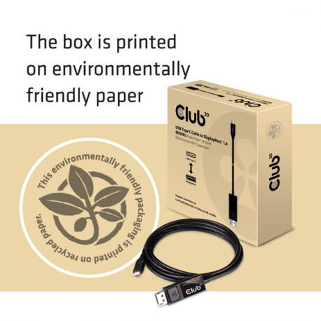 Club 3D CAC-1557 - External video adapter - USB-C - DisplayPort - 4