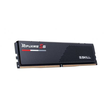 G.Skill Ripjaws S5 - DDR5 - kit - 64 GB: 2 x 32 GB - DIMM 288-pin low profile - 6000 MHz  /  PC5-48000 - CL36 - 1.35 V - unbuffered - on-die ECC - matte black - 1