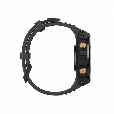 Amazfit T-Rex 2 - Astro black and gold - smart watch with strap - silicone - wrist size: 140-205 mm - display 1.39" - Bluetooth - 66.5 g - 5