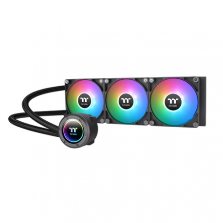 Thermaltake TH360 ARGB Sync V2 - Processor cooler - (for: LGA1156, AM2, AM2+, AM3, LGA1155, AM3+, LGA2011, LGA1150, LGA1151, AM4, LGA2066, LGA1200, LGA1700, AM5) - copper - 120 mm - black - 0