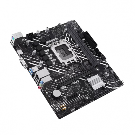 ASUS PRIME H610M-K - Motherboard - micro ATX - LGA1700 Socket - H610 Chipset - USB 3.2 Gen 1 - Gigabit LAN - onboard graphics (CPU required) - HD Audio (8-channel) - 3