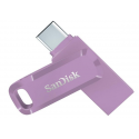 SanDisk Ultra Dual Drive Go - USB flash drive - 128 GB - USB 3.2 Gen 1  /  USB-C - lavender