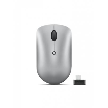 Lenovo 530 Wireless Mouse - Mouse - right and left-handed - optical - 4 buttons - wireless - 2.4 GHz - USB wireless receiver - sand - brown box - CRU - 1