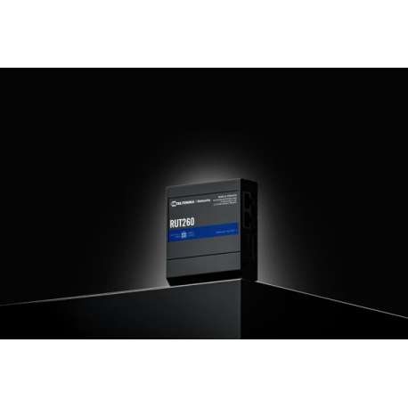 Teltonika RUT260 - Wireless router - WWAN - Wi-Fi - 2.4 GHz - 3G, 4G - DIN rail mountable - 4