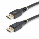 StarTech.com 50ft (15m) VESA-Certified Active DisplayPort 1.4 Cable, DP8K w / HBR3 / HDR10 / MST / DSC 1.2 / HDCP 2.2, 8K 60Hz, 4K 120Hz Video - Active DP 1.4 Cable M / M (DP14A-15M-DP-CABLE) - DisplayPort cable - DisplayPort (M) to DisplayPort (M) - DisplayPort 1.4 - 15 m - 4K support, 8K support, active, Active Copper Cable - black