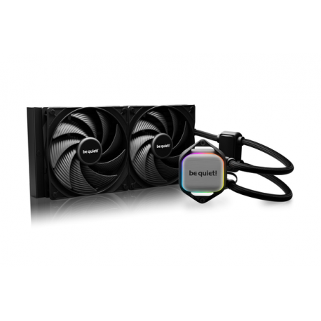 be quiet! Pure Loop 2 - Processor liquid cooling system  - Radiator Size:  280 mm - (for: LGA1155, LGA1150, LGA1151, AM4, LGA1200, LGA1700, AM5) - copper - 140 mm - black - 0
