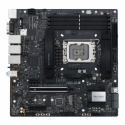ASUS PRO WS W680M-ACE SE - Motherboard - micro ATX - LGA1700 Socket - W680 Chipset - USB 3.2 Gen 1, USB 3.2 Gen 2, USB-C 3.2 Gen2, USB-C 3.2 Gen 2x2 - Gigabit LAN, 2 x 2.5 Gigabit LAN - onboard graphics - HD Audio (8-channel)