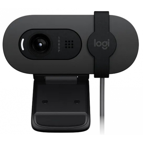 Logitech BRIO 105 - Webcam - colour - 2 MP - 1920 x 1080 - 720p, 1080p - audio - USB - 0