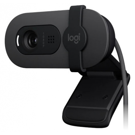 Logitech BRIO 105 - Webcam - colour - 2 MP - 1920 x 1080 - 720p, 1080p - audio - USB - 1